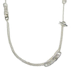 Hermes Necklace Chaine D'ancre Area 2 Long Silver