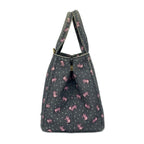 Prada Tote Canapa Gray Pink White Elephant — view 4