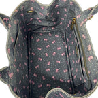 Prada Tote Canapa Gray Pink White Elephant — view 7