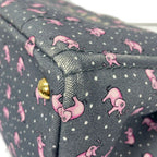 Prada Tote Canapa Gray Pink White Elephant — view 6