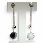 Hermes Exlibris PM Earrings Silver Gold — view 4