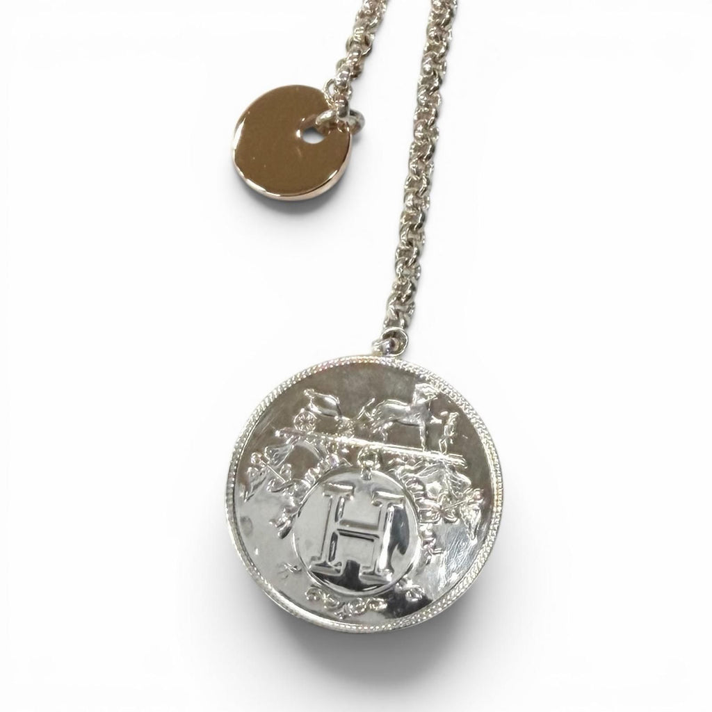 Hermes Exlibris PM Earrings Silver Gold — view 6