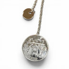 Hermes Exlibris PM Earrings Silver Gold — view 6