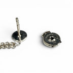 Hermes Exlibris PM Earrings Silver Gold — view 7