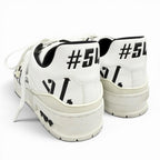 Louis Vuitton LV Trainer Line Leather LV Logo All Over Pattern Low Cut Sneakers — view 3