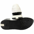 Hermes Trail Leather Logo Lace Up Low Cut Sneakers White 40.5 Recommended — view 4