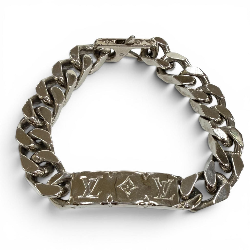 Louis Vuitton Chain Bracelet Monogram Silver
