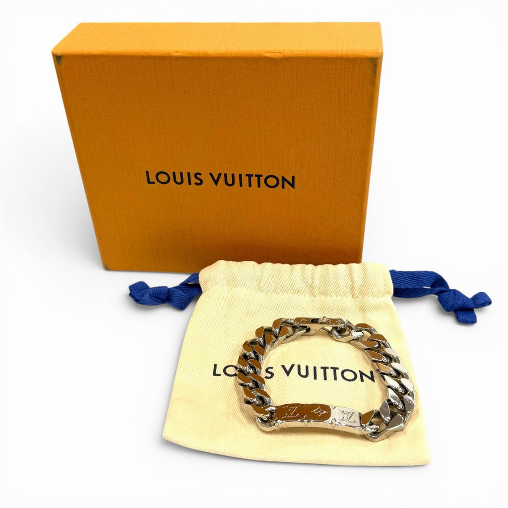 Louis Vuitton Chain Bracelet Monogram Silver — view 2