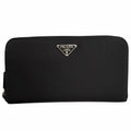 Prada Tessuto Nylon Zip Around Wallet Black