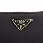 Prada Tessuto Nylon Zip Around Wallet Black — view 7
