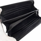 Prada Tessuto Nylon Zip Around Wallet Black — view 8