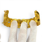 Chanel Vintage CC Logo Bangle Bracelet Gold — view 5