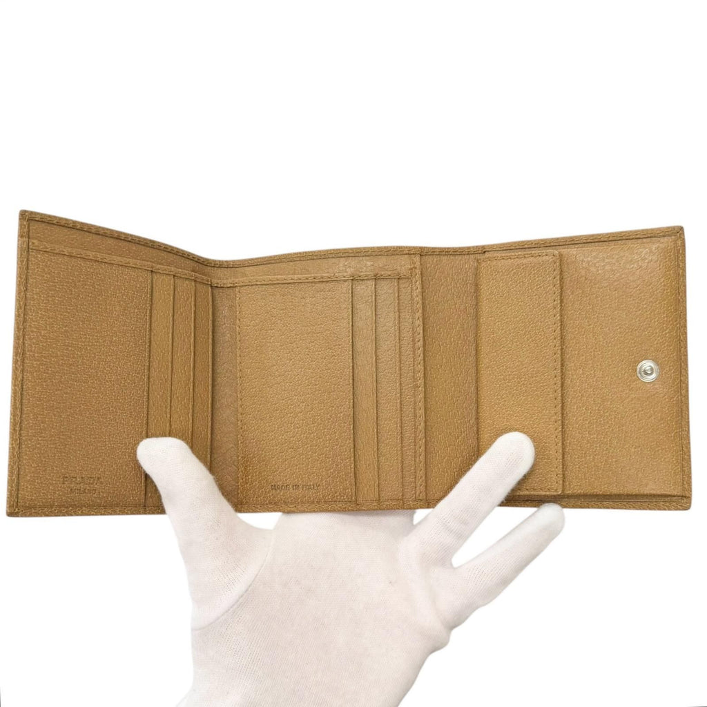 Prada Leather Logo Wallet — view 3