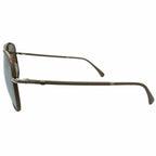 Chanel CC Logo Mirror with Leather Lens Avier Ta Sunglasses Gray Jew 55 Eyewear — view 3