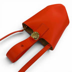 Loewe Pebble Bucket Bag Mini Smooth Calfskin 2-Way Shoulder Vivid Orange — view 6