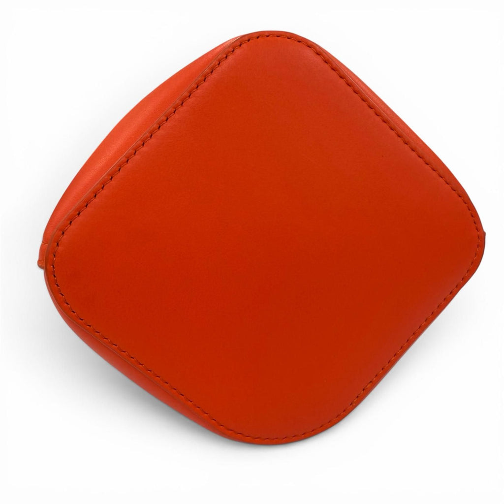 Loewe Pebble Bucket Bag Mini Smooth Calfskin 2-Way Shoulder Vivid Orange — view 4