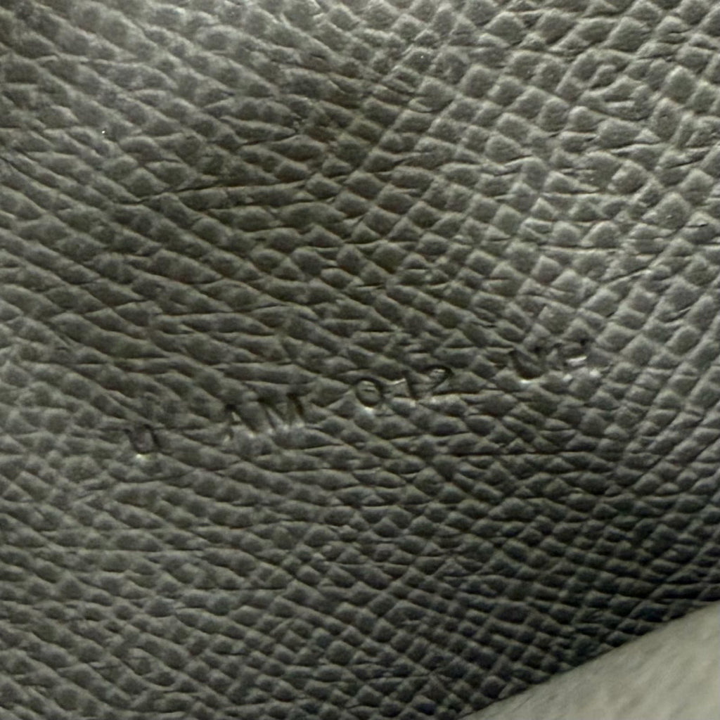 Hermes Citizen Twill Long Veau Epsom Grime Silver Wallet — view 9