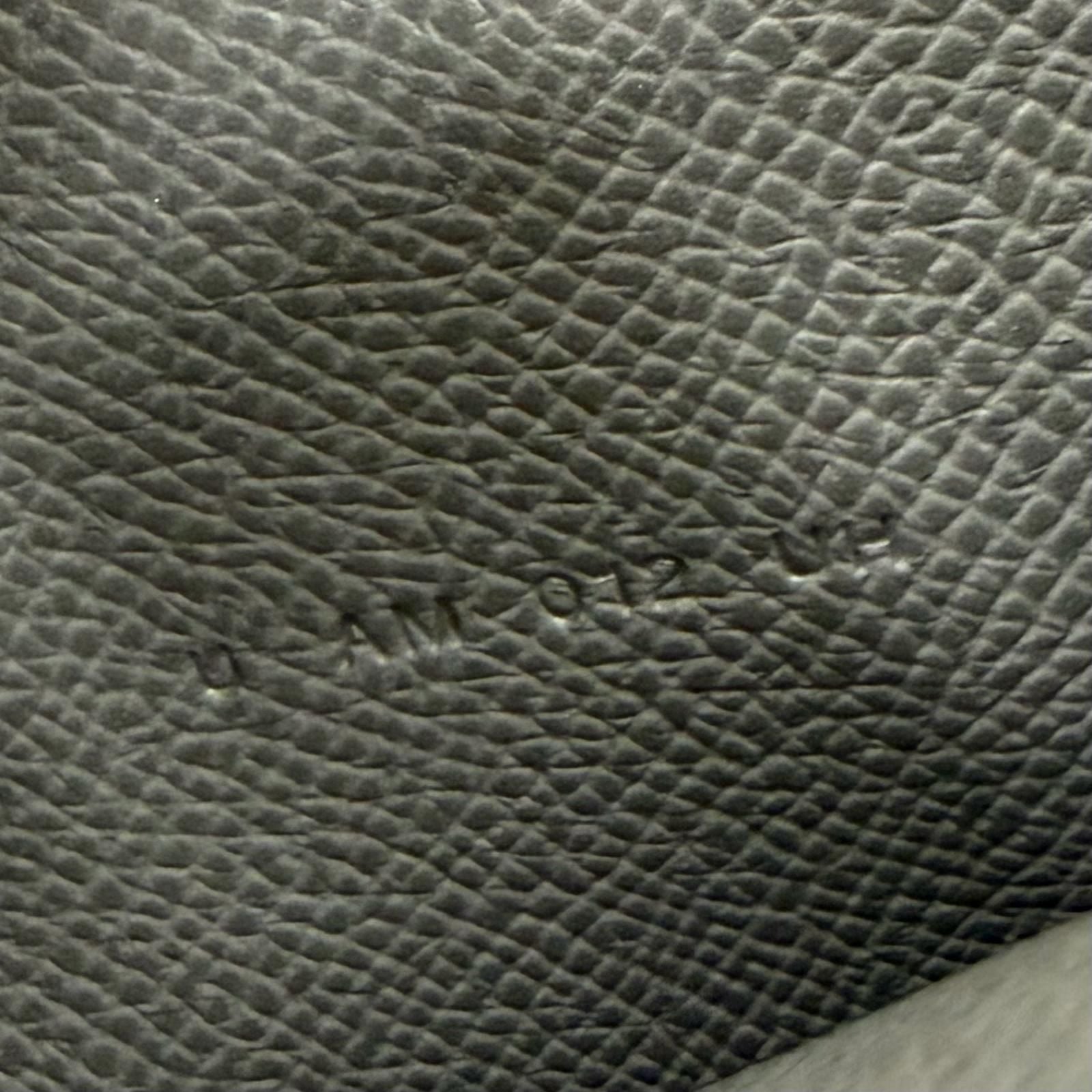 Hermes Citizen Twill Long Veau Epsom Grime Silver Wallet — view 9