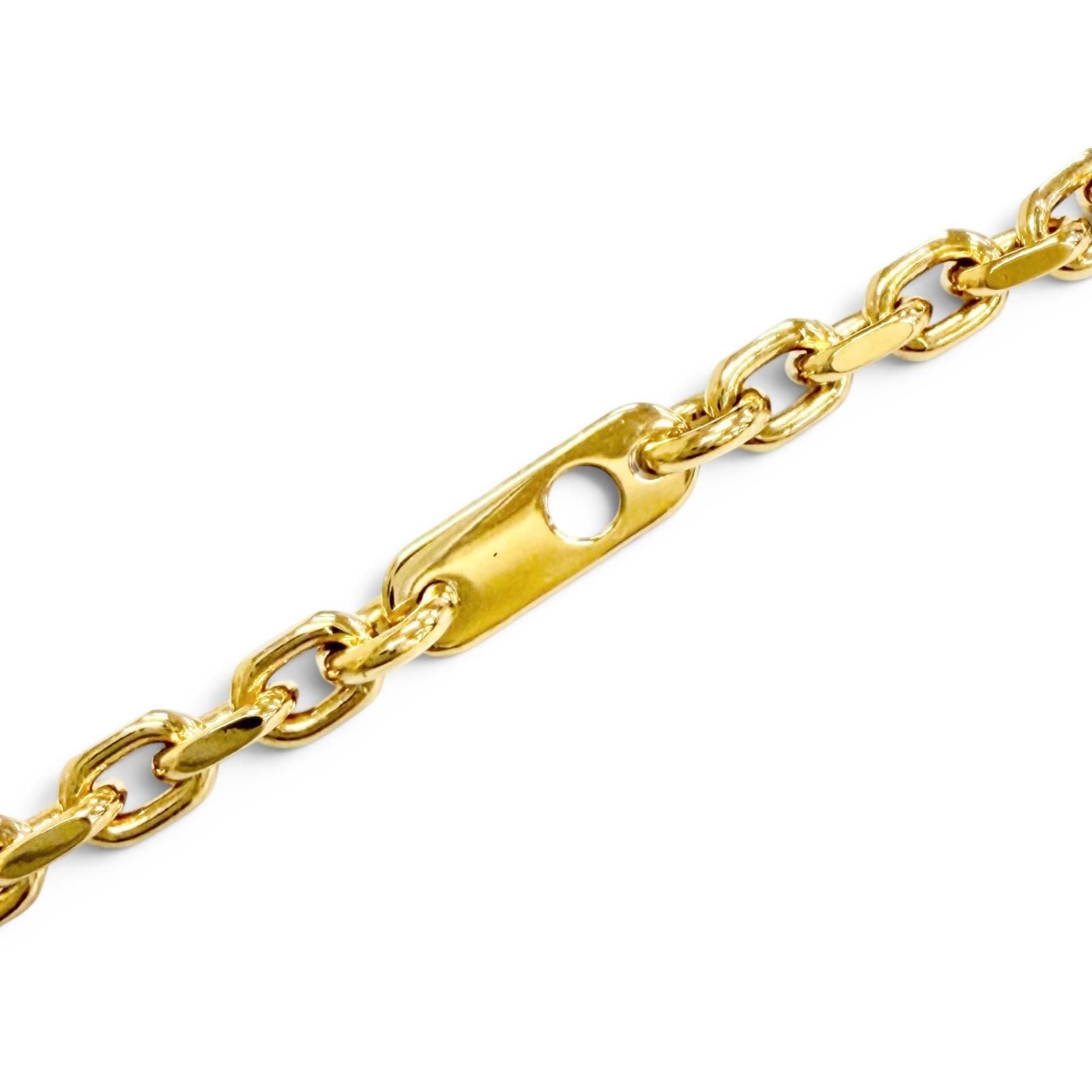 Louis Vuitton Chain LV Yours Monogram Flower Necklace Gold — view 9