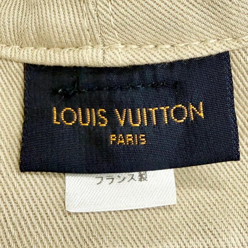 Louis Vuitton Chapeau Monogram Denim Reversible Bucket Hat Indigo Blue — view 9