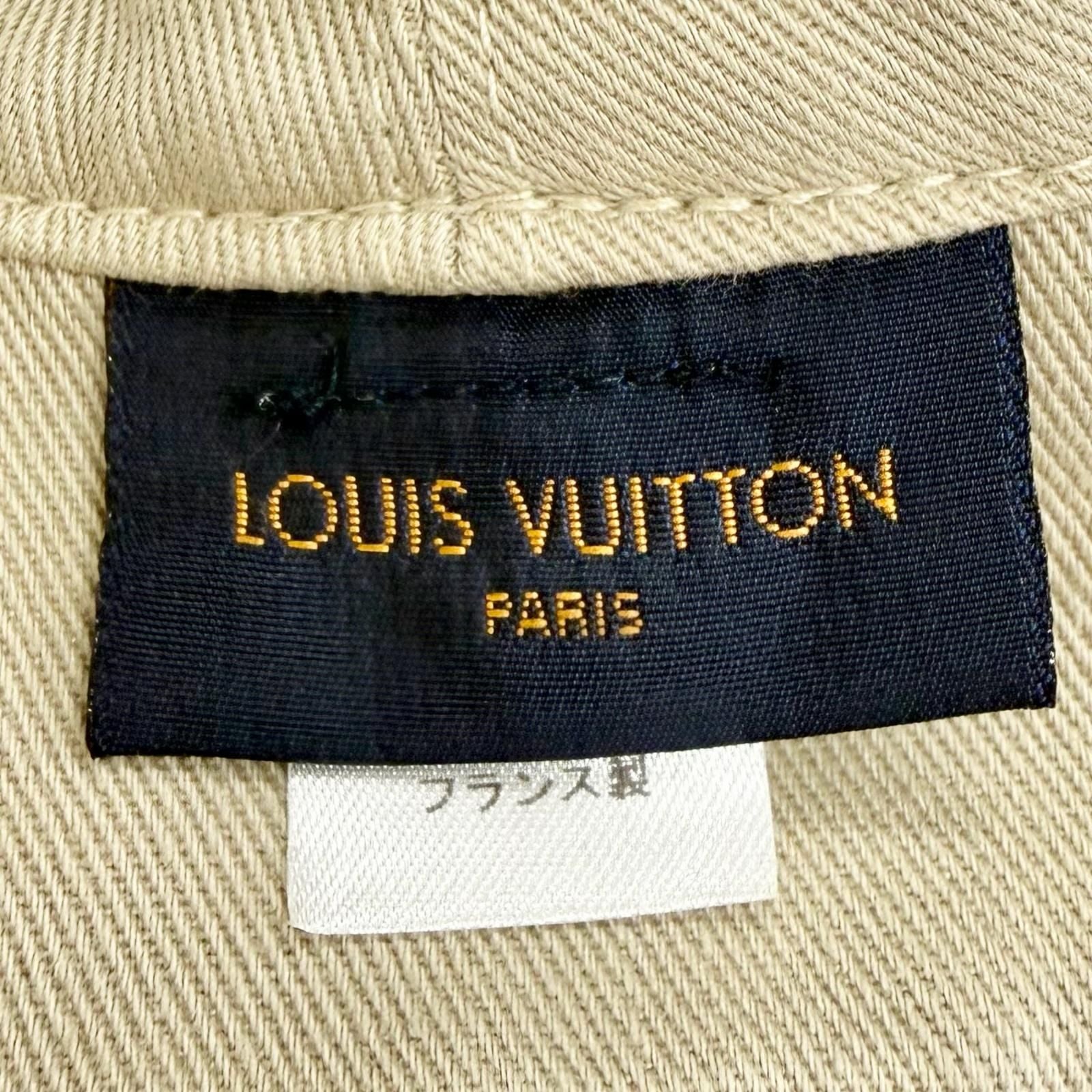 Louis Vuitton Chapeau Monogram Denim Reversible Bucket Hat Indigo Blue — view 9