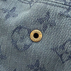 Louis Vuitton Chapeau Monogram Denim Reversible Bucket Hat Indigo Blue — view 8