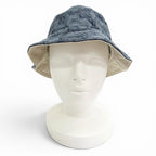 Louis Vuitton Chapeau Monogram Denim Reversible Bucket Hat Indigo Blue — view 2