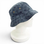 Louis Vuitton Chapeau Monogram Denim Reversible Bucket Hat Indigo Blue — view 4