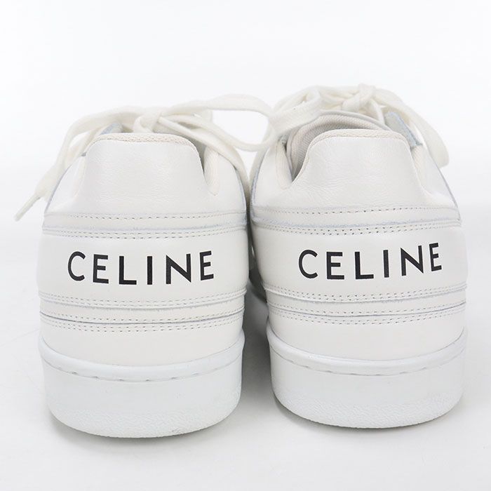 Celine Lace Up Low Sneakers Leather — view 4