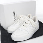 Celine Lace Up Low Sneakers Leather
