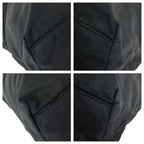 Prada Tessuto Black Silver Nylon Tote — view 3