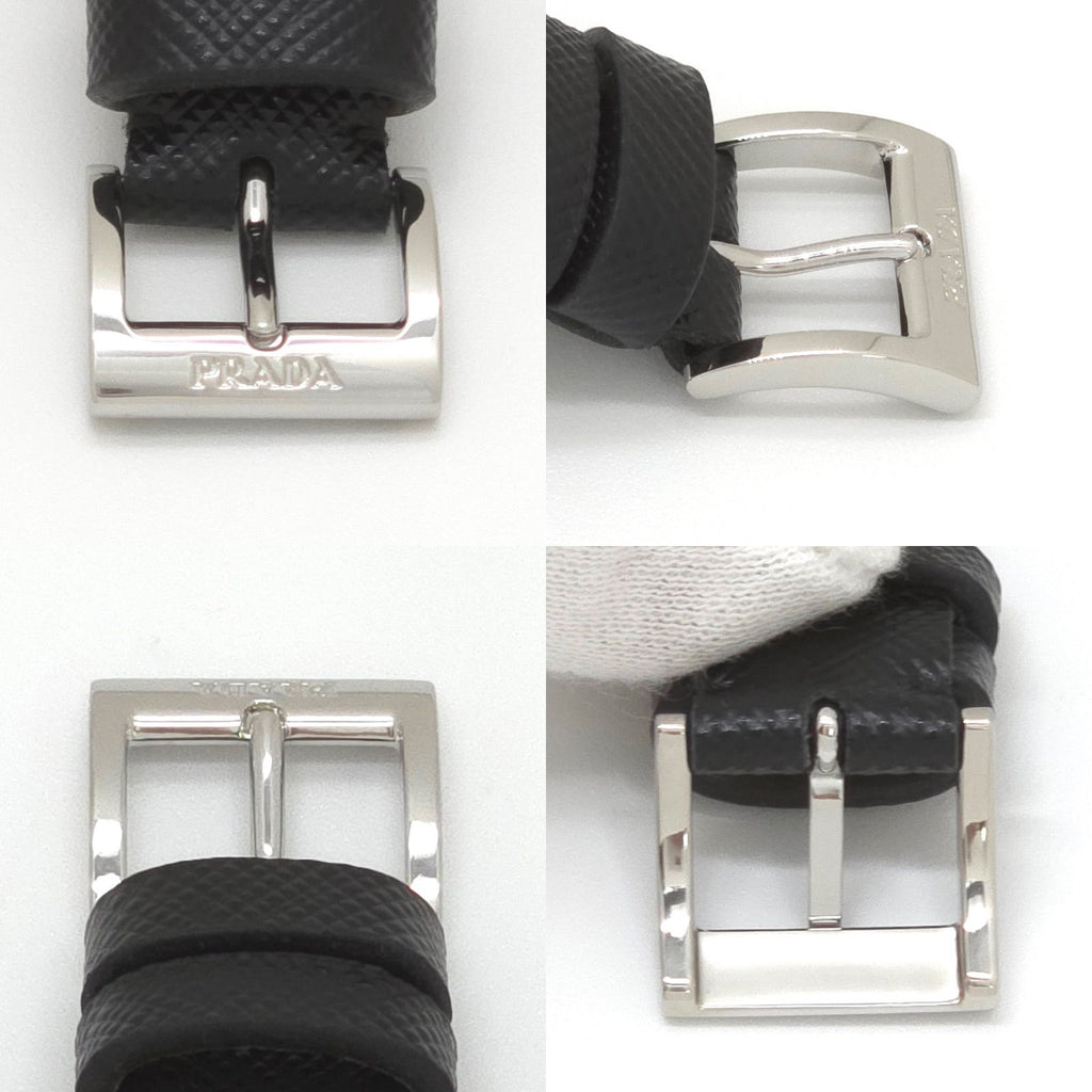 Prada Centurion Double Saffiano Leather Bracelet 44 cm Wrist Circumference 13 — view 6