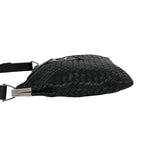 Bottega Veneta Intrecciato Leather Shoulder Bag Pochette Crossbody Black — view 5