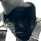 Bottega Veneta Intrecciato Leather Shoulder Bag Pochette Crossbody Black — view 9