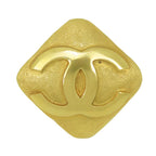 Chanel Brooch CC Logo Metal Gold 29 Diamond Plated