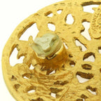 Chanel Earrings CC Logo Metal Gold Plated 26 — view 6