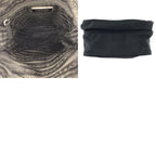 Prada Tessuto Black Silver Nylon Shoulder Bag Pochette — view 9