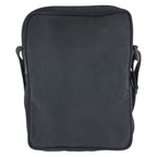 Prada Tessuto Black Silver Nylon Shoulder Bag Pochette — view 2