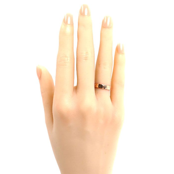 Gucci 18k Pink Gold Icon Ring — view 6