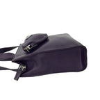 Prada Triangle Logo Nappa Leather 2-Way Shoulder Bag Mini Tote Purple — view 5