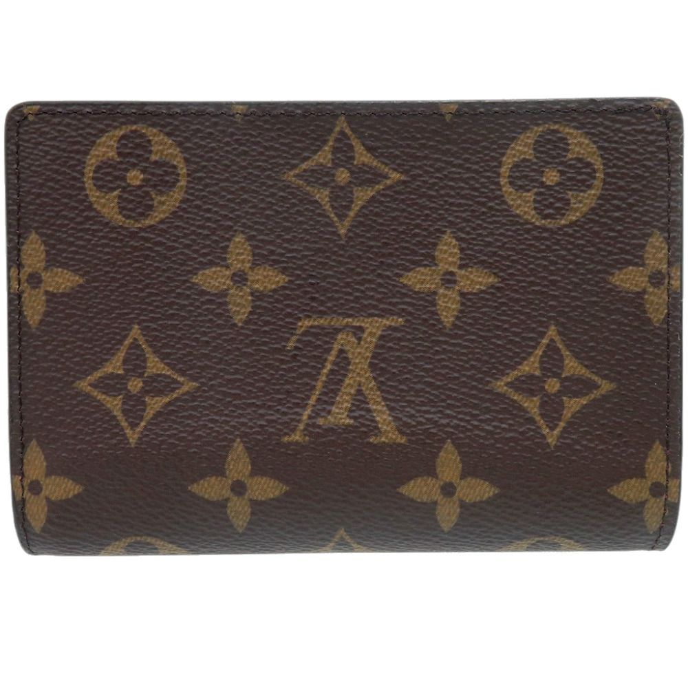 Louis Vuitton Portefeuille Juliette Monogram Canvas Fuchsia Bifold Wallet Brown — view 2