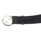 Gucci Interlocking Buckle GG Canvas Black Belt — view 8