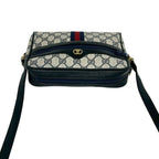 Gucci Vintage Sherry Line GG Logo Pattern Leather Shoulder Bag Crossbody — view 4