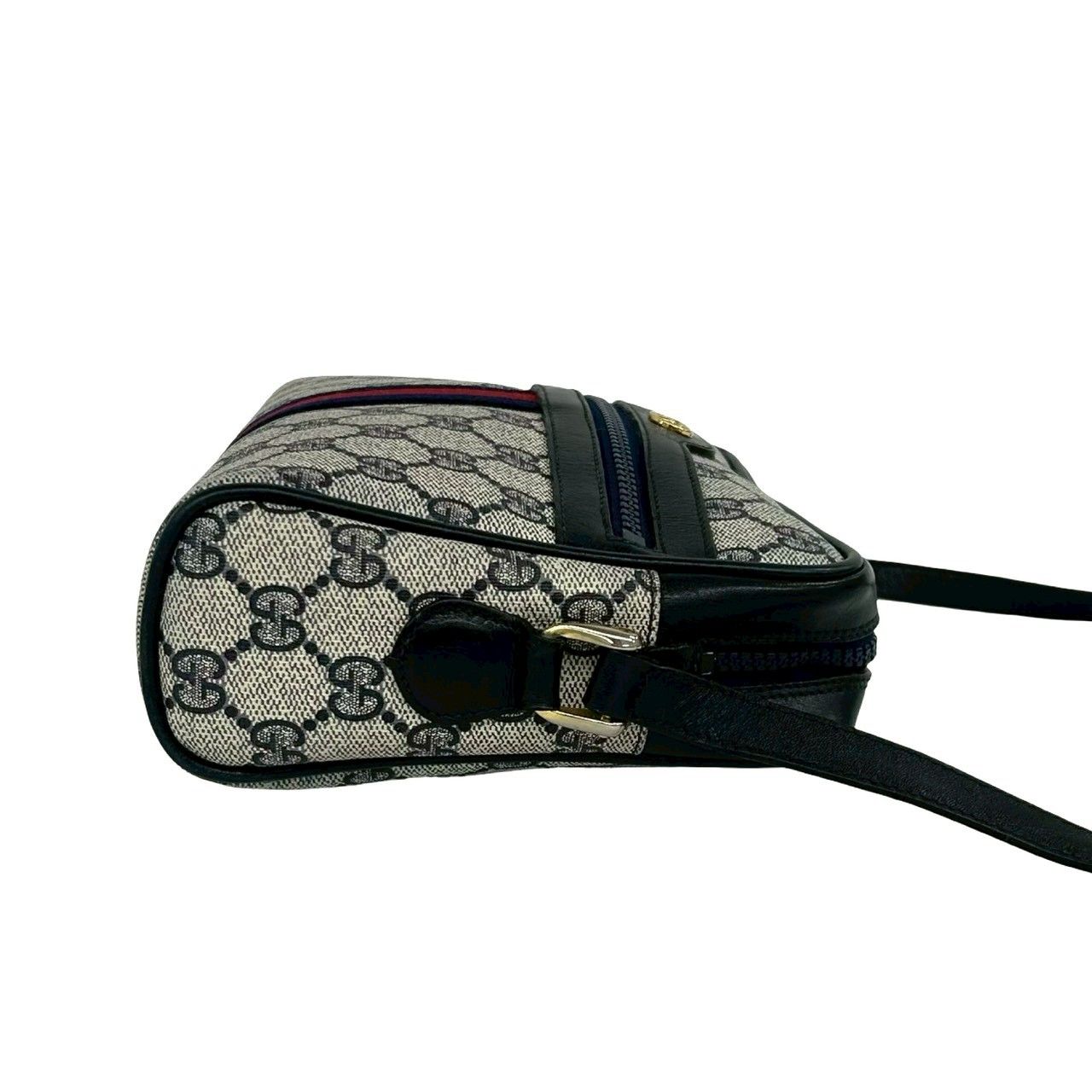 Gucci Vintage Sherry Line GG Logo Pattern Leather Shoulder Bag Crossbody — view 6