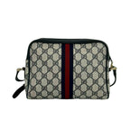 Gucci Vintage Sherry Line GG Logo Pattern Leather Shoulder Bag Crossbody — view 3