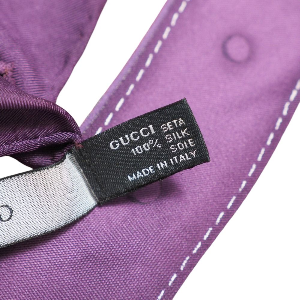 Gucci Scarf Horsebit Belt Motif All Pattern All Silk — view 6