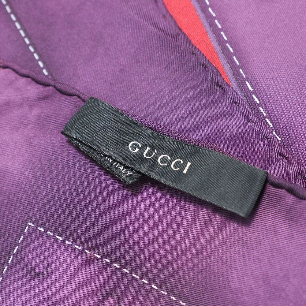 Gucci Scarf Horsebit Belt Motif All Pattern All Silk — view 5