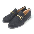Gucci Loafers 4.5 B Horsebit Suede Leather Shoes