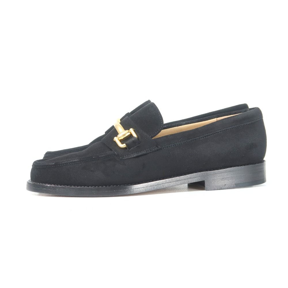 Gucci Loafers 4.5 B Horsebit Suede Leather Shoes — view 2
