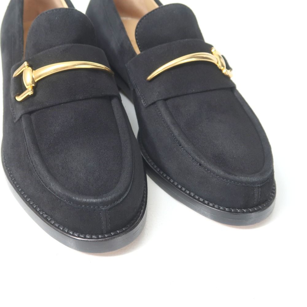 Gucci Loafers 4.5 B Horsebit Suede Leather Shoes — view 4